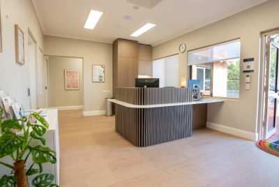Reception desk