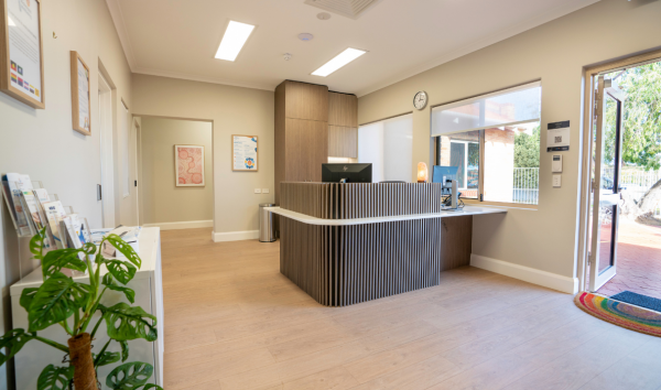 Reception desk